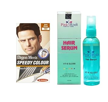 Buy Pink Root Hair Serum And Bigen Men S Speedy Color 103 Dark