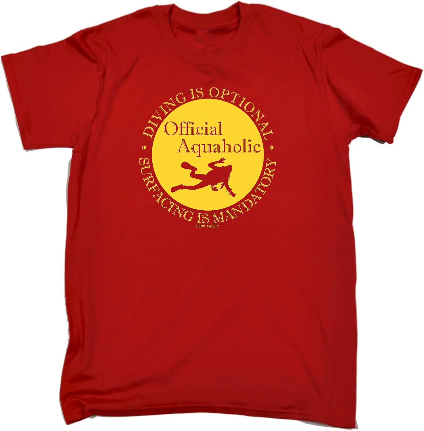 Scuba Diving Kids Tee Official Aquaholic Childrens Top TShirt T Shirt Amazon.co.uk Clothing