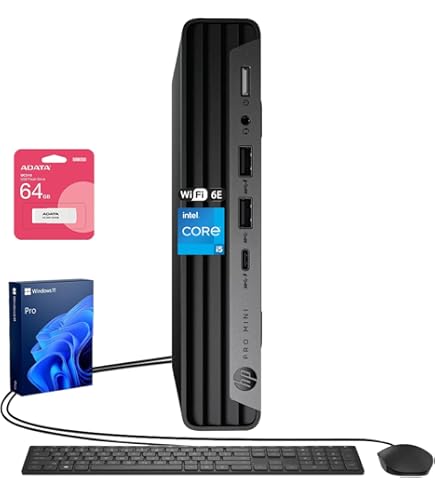 ●小型モデル●HP ProMini i5-12th 16GB Win11Pro Amazon.com: HP Pro Mini 400 G9 Desktop Computer - Intel Core i5