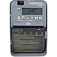 Intermatic DT104 20 Amp 24-Hour Indoor Wall Mounted Electronic Time Switch with Indoor Enclosure, Gray