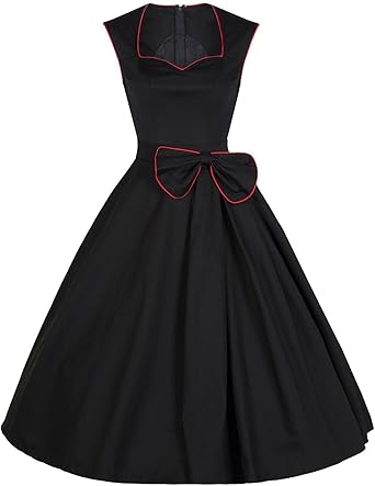 rockabilly black dress