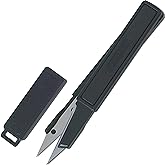 Gingher 4" Featherweight Thread Snips, Sewing &amp; Embroidery Scissors | Ideal for Pulling Threads and Reaching Into Tight Spots, Spring-Action Reduces Hand Fatigue, Protective Cap for Portability