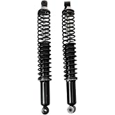 TRQ Rear Shock &amp; Spring Assembly Set | For 02-13 Cadillac Escalade ESV EXT 00-14 Chevrolet Avalanche 1500 Suburban Tahoe 00-14 GMC Yukon Pair