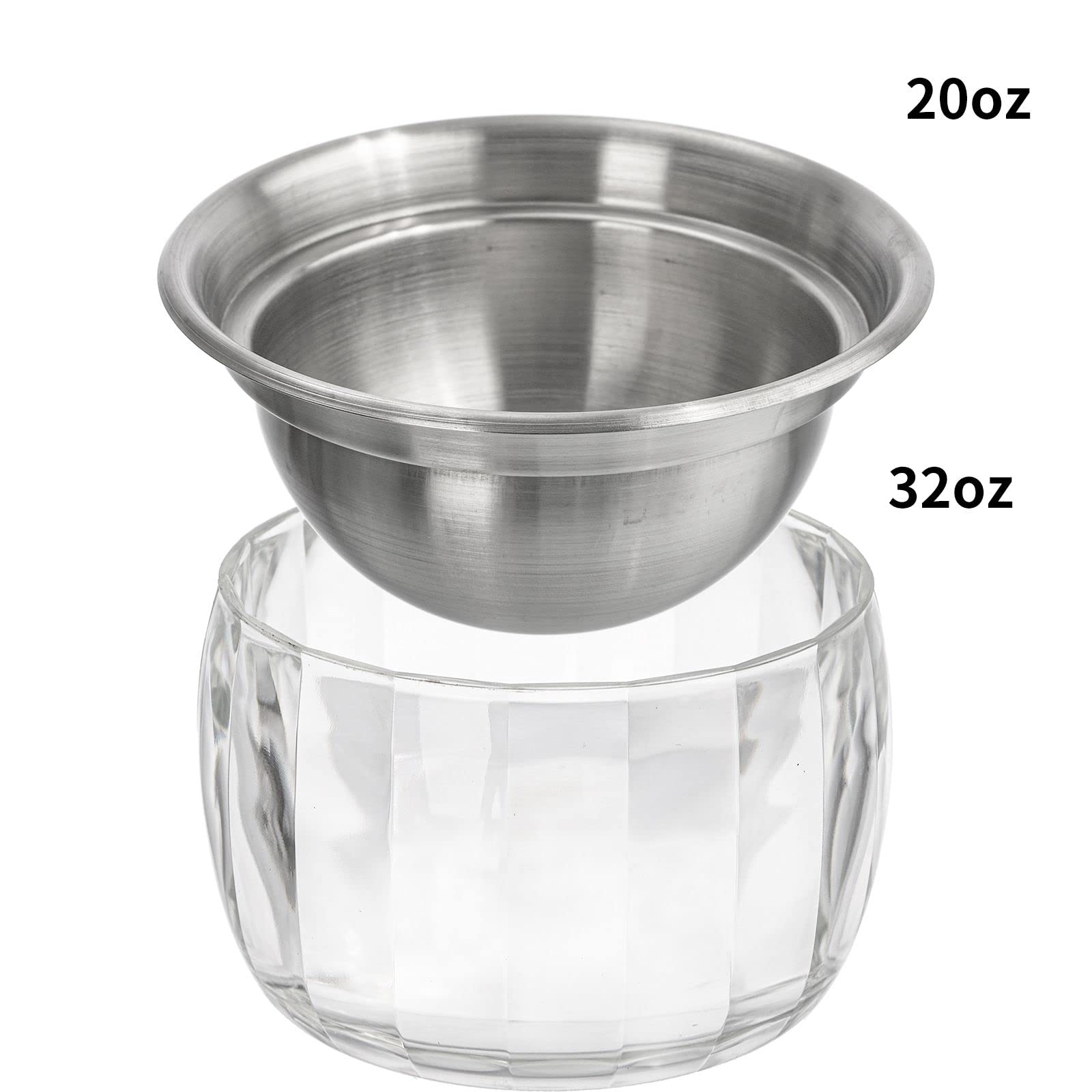 Mua 2 Pack 20 Oz Dip Chiller Bowl with Acrylic Ice Bowl Base, Stainless