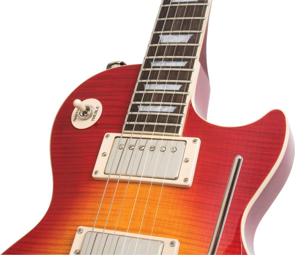 Amazon Com Epiphone Les Paul Plustop Pro Fx Electric Guitar Heritage Sunburst Musical Instruments