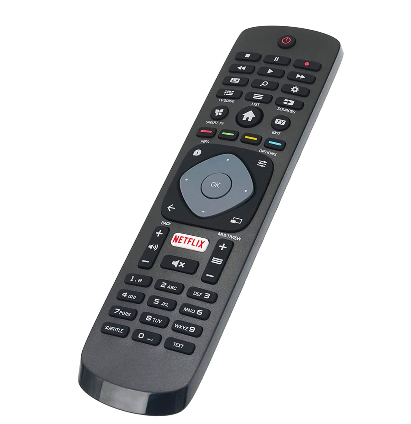 VINABTY Replacement Remote Control fit for Philips 6000 6500 series 4K UHD LED Smart TV 65PUS6262 50PUS6262/05 55PUS6272/05 50PUS6272 55PUS6272 50PUS6503/12 43PUS6503 50PUS6503 55PUS6503 65PUS6503