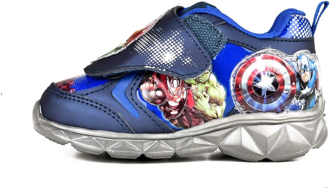 Marvel Avengers Lighted Athletic Shoes Blue Clothing