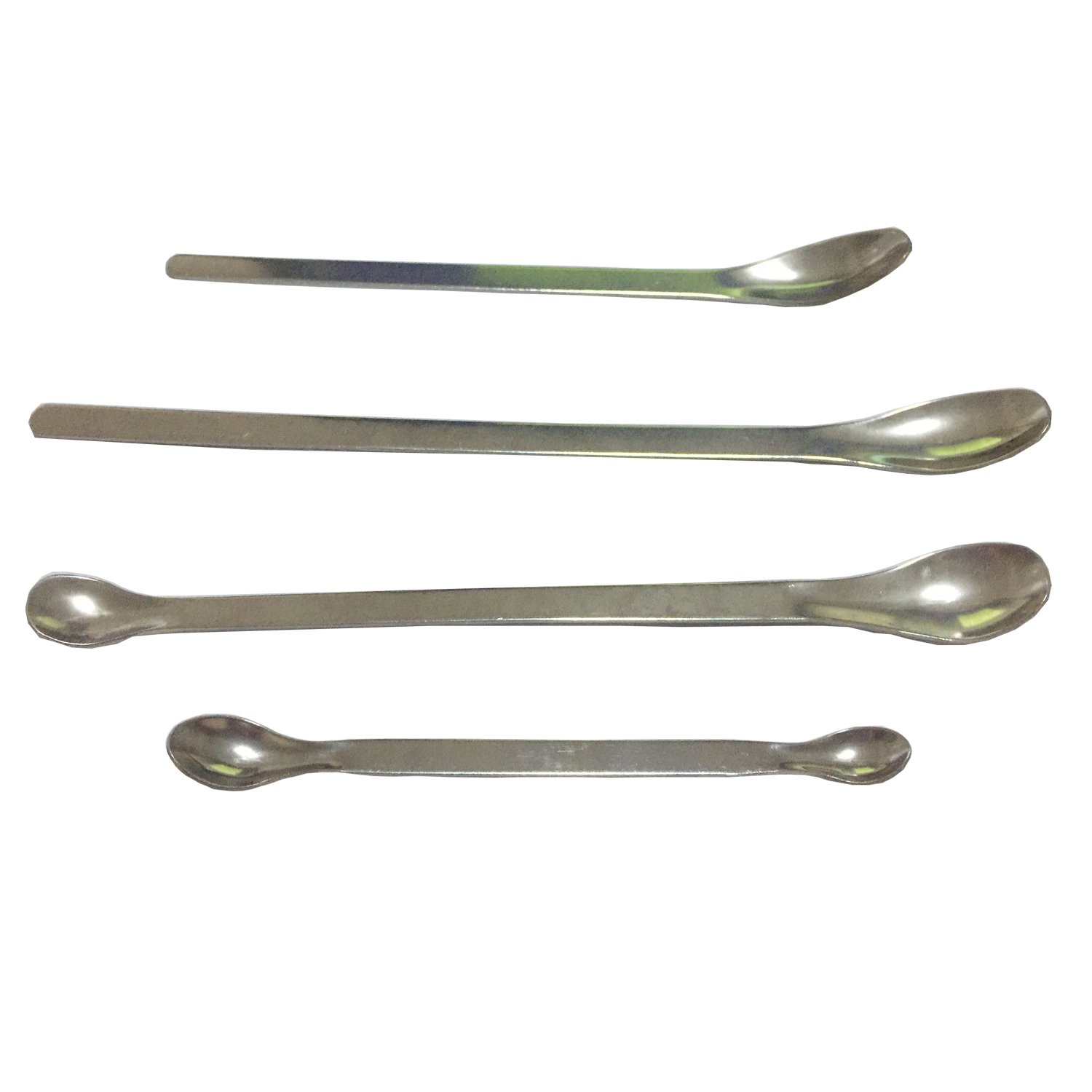 Stainless Steel Small Scoop Reagent Lab Sampling Spoon Lab Spatulas