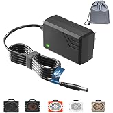 Superer Replacement Charger for Turtlebox Gen 2 &amp; 3 Speaker, 15V 3A | UL Safety Certified, 6ft Rugged Cord, LED Charging Indicator, Includes Waterproof Storage Pouch