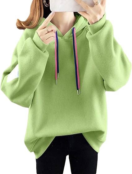 Amazon Ininuk パーカー トップス レディース トレーナー おしゃれ 厚手 スポーツ風 長袖 アウター フード ゆったり カジュアル 可愛い あったか 春 秋 冬 ６色展開 トレーナー パーカー 通販