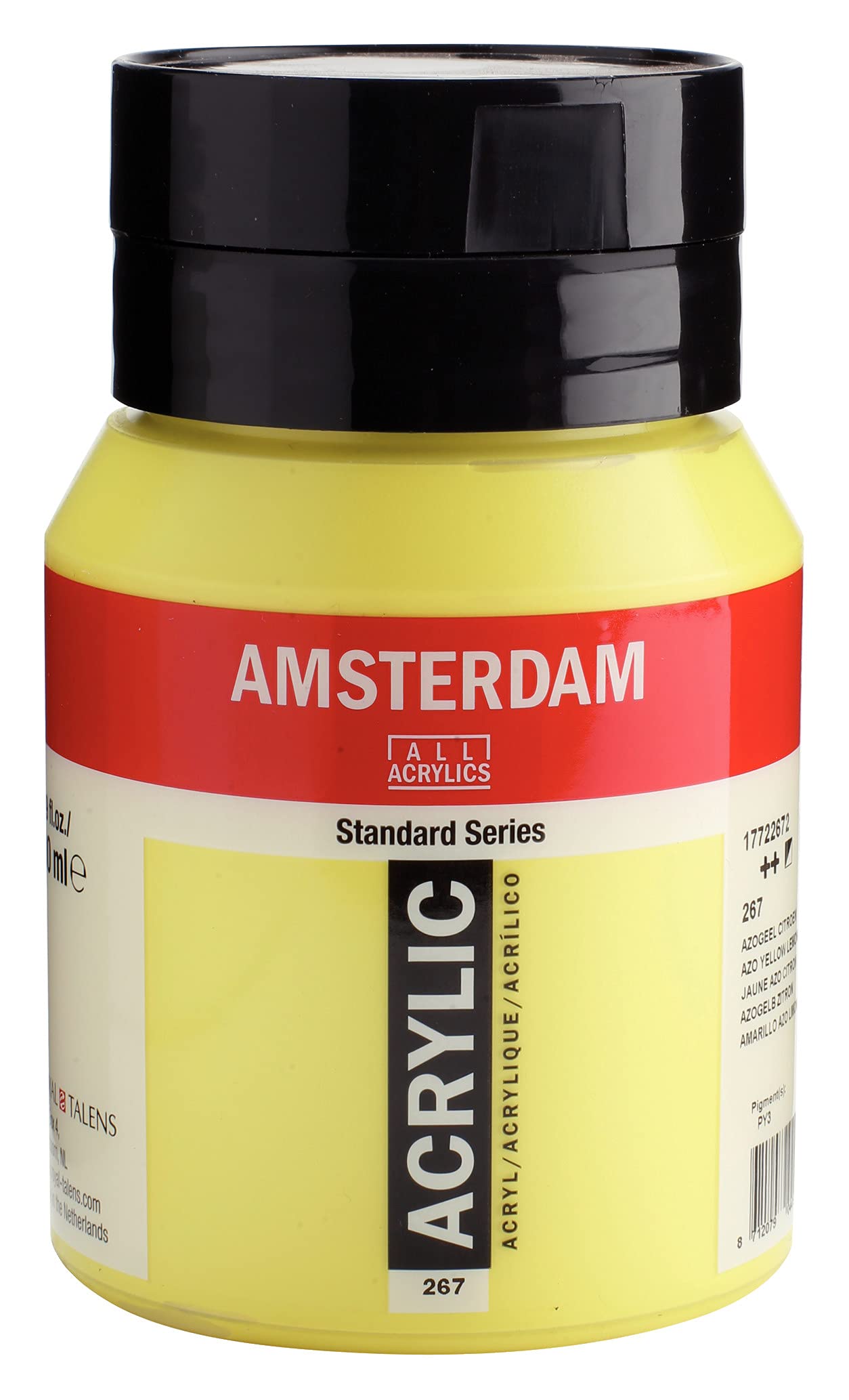 Amsterdam Standard Series Acrylic Jar 500 ml Azo Yellow Lemon 267 (17722672)