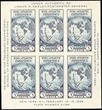 Farley Byrd Expedition Souvenir Sheet of Six Stamps Scott 735 By USPS