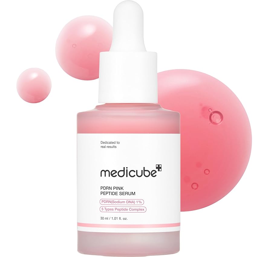 medicube Siero Peptidico Rosa Salmon Dna Pdrn, Siero Pink Glow