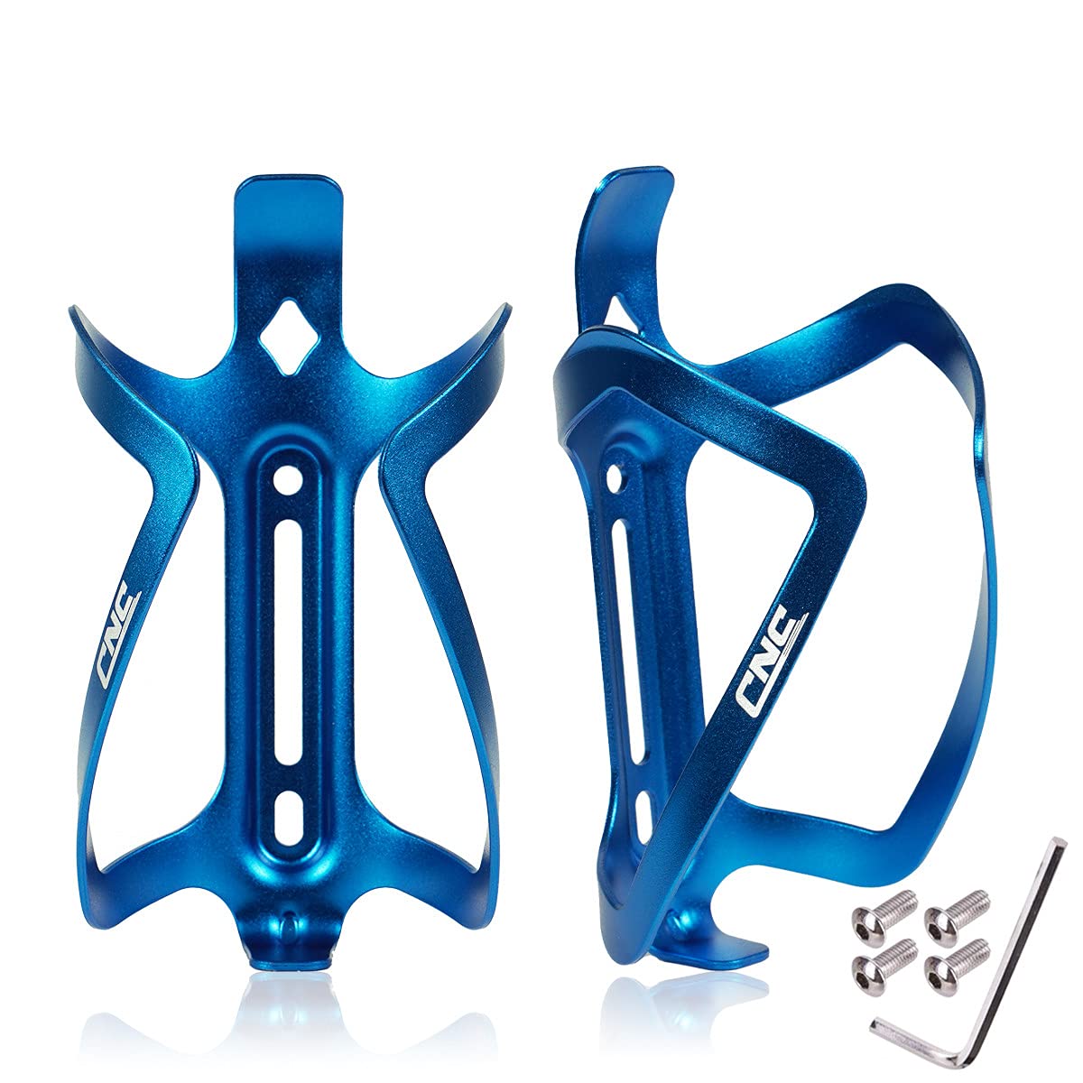 CNC Bottle Holder, Aluminium, Blue, Bicycle Cup Holder for Road Bike/MTB/Mountain Bike