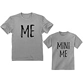 Tstars Matching Shirts Dad and Son - Funny Mini Me Father's Day Outfit Shirt for Dads and Toddler Kids Gift Set