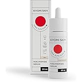 Kiyomi Skin Niacinamide Serum - Hydrating Vitamin B3 Face Serum with 5-ALA and Hyaluronic Acid for Pores, Dark Spots and Uneven Skin Tone - Soothing Facial Moisturizer for All Skin Types - 1 Fl Oz