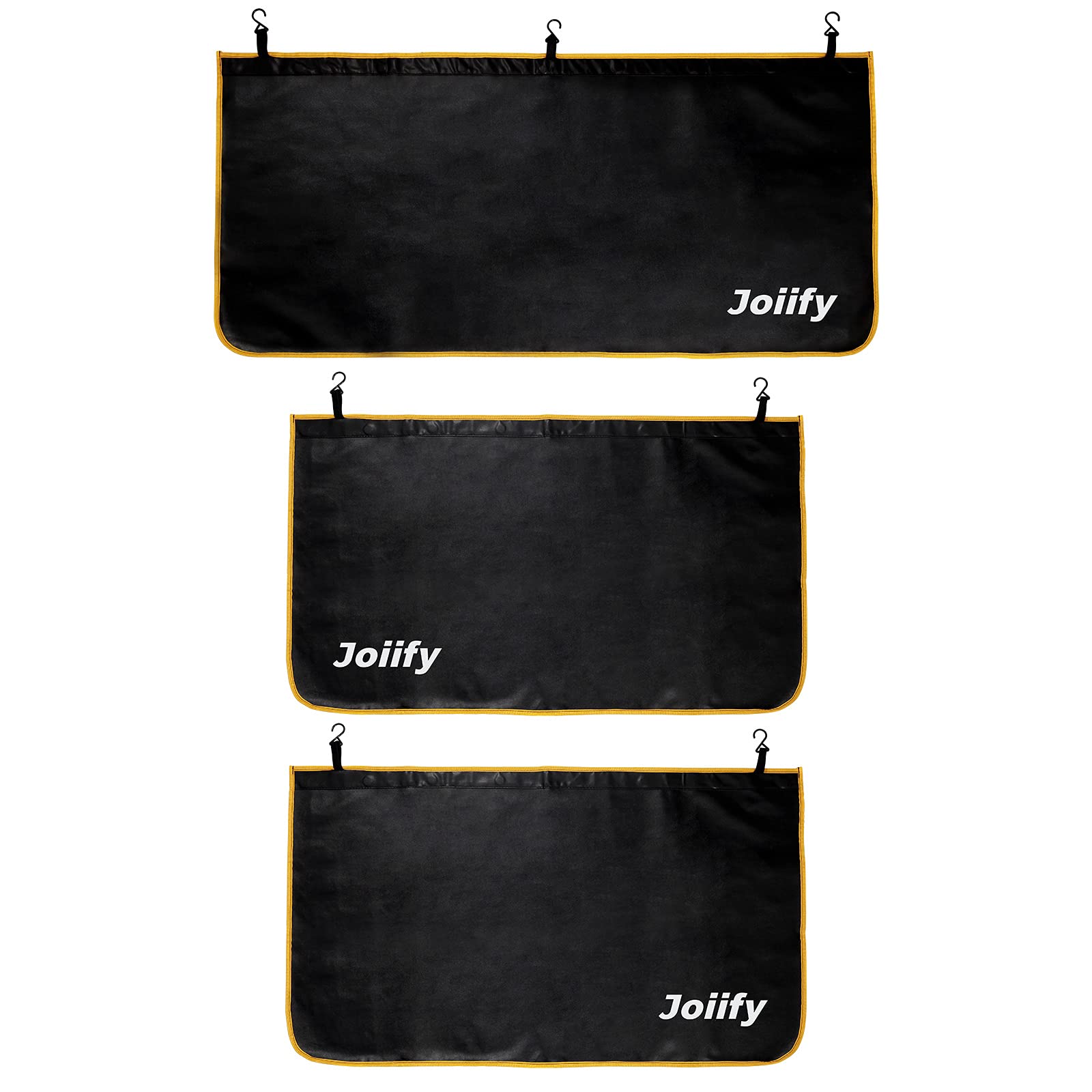 Photo 1 of Joiify 3 Pcs Fender Covers for Mechanics, 25 Strong Magnets, Microfiber Leather Car Fender Protector Mats - Size M
