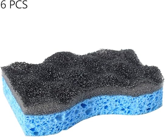 S-TROUBLE 6 Piezas de Esponja de fregado de Uso Pesado para Uso