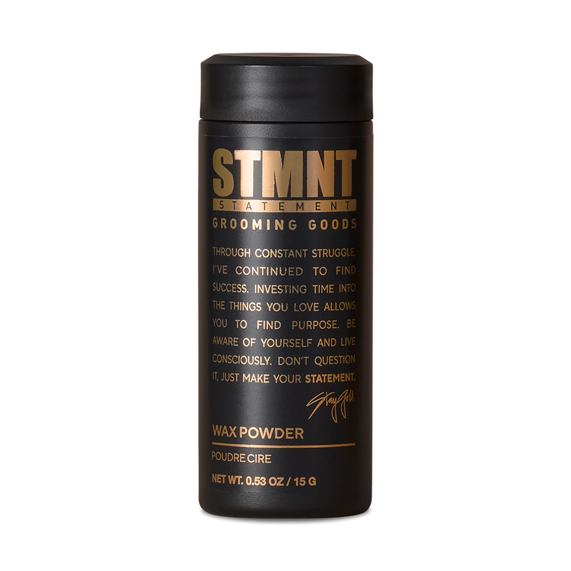STMNT Grooming Goods Wax Powder, 15g | Semi-Matte Finish | Added Grip and Volume | Medium Control | Easy To Wash Out | Fuller Feeling Hair
