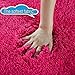 PAGISOFE Ultra Soft Area Rugs Girls Kids Bedroom Carpet Nursery Decor Living Room Rug Floor Mat 4' x 5.3', Fuzzy Rugs for Kids Baby, Soft Rugs for Nursery, Dorm Shag Rugs for Girls Boys, Hot Pink