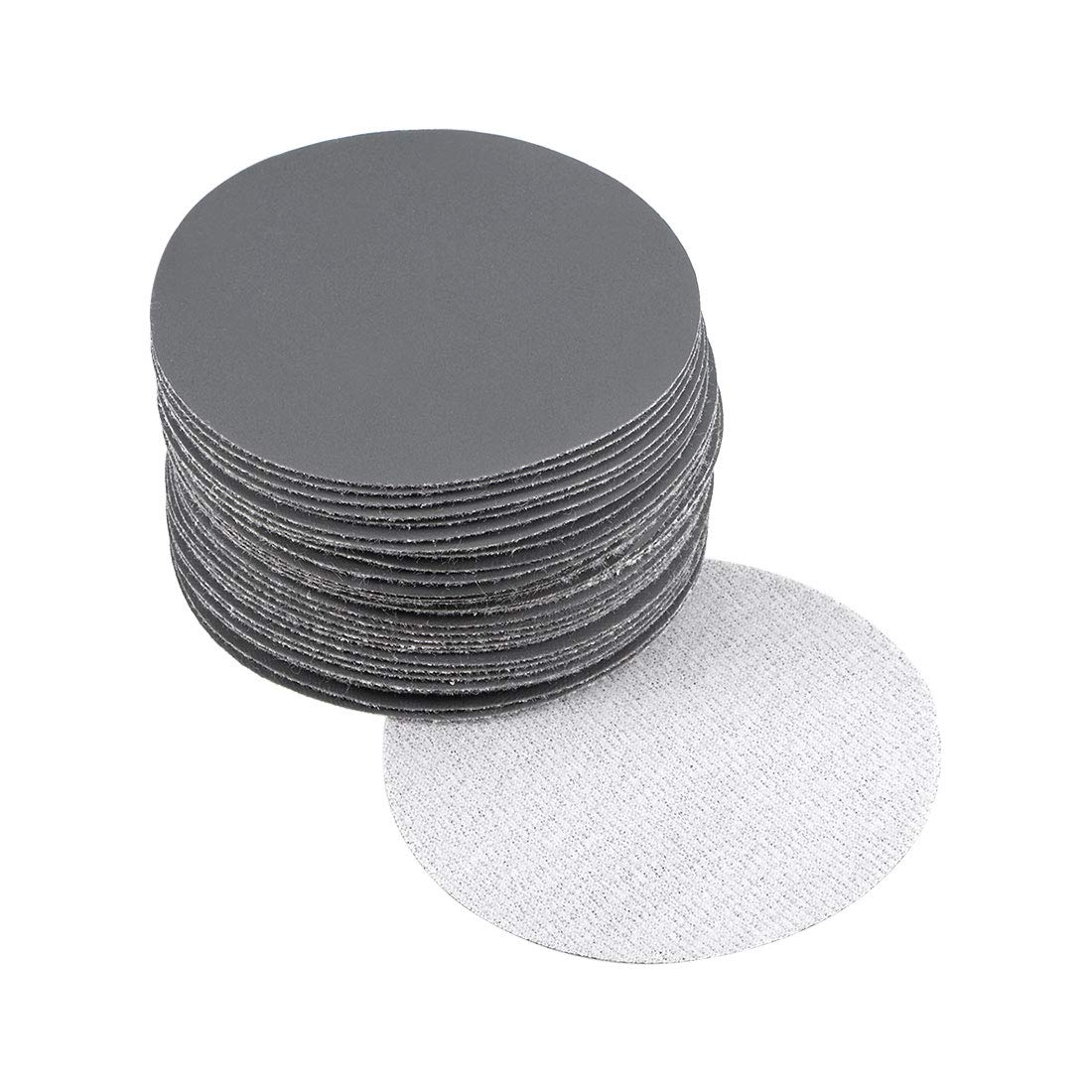 uxcell 3 Inch Wet Dry Sanding Discs Grinding Discs Sanding Tools 2500 Grit Hook and Loop Silicon Carbide Sandpaper 30pcs