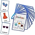 Lachilly Clothes Learning Flashcards, High Frequency Words, Beginning Reading, Kindergarten to 1st Grade, ESL Teaching Materials, Autism Learning Materials, Vocabulary Building, 15 Cards, 28 Words