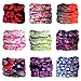 SoJourner Bags Motorcycle Neck Gaiter 2 pack Face Mask Bandana (2 Pack) - Neck Gators Face Coverings for Men & Wome