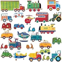 Lunarland CARS TRUCKS 26 Wall Stickers Decor Decals Room Decor Nursery Planes Tractor NEW