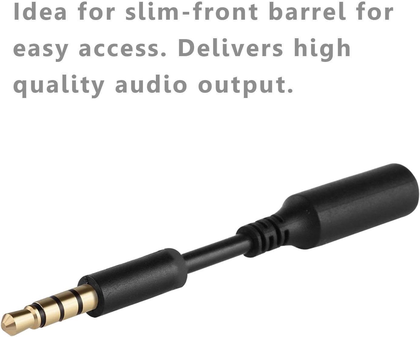 Accessonico Audio Jack Extender, 2 Pack 3in Gold Plated Headset Extension Adapter for Smartphones Tablets, Credit Card Readers - Image 4
