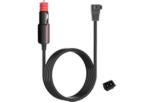 JacEnergy Power Cord Cable for 12V Fridge Freezers DC 12V Car Refrigerator RV Refrigerator Portable Refrigerator 12 Volt Refrigerator Portable Freezer Compressor Electric Cooler