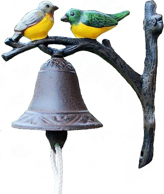 Door Bell Wall Mounted Color Birds Bell Garden & Home & Store & Outdoor