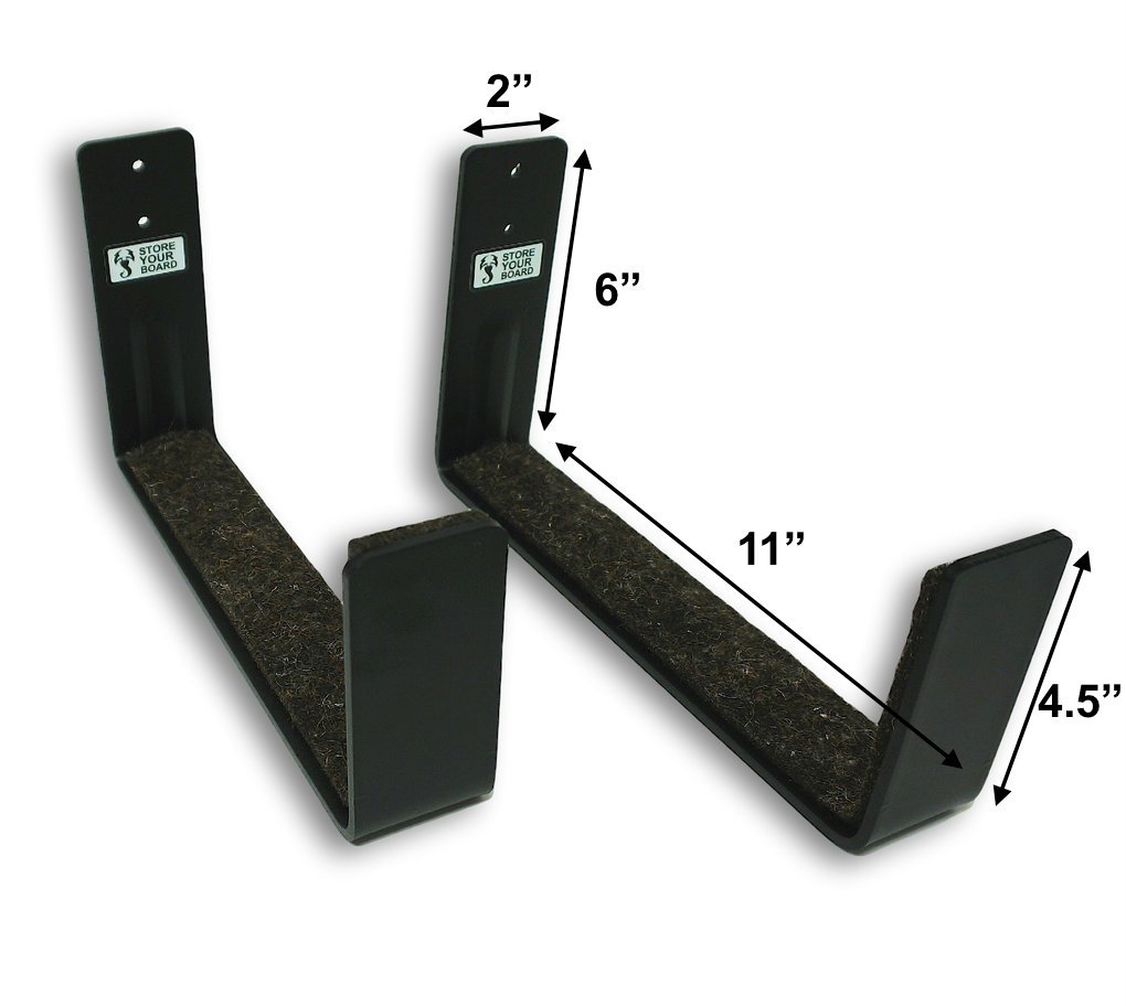 StoreYourBoard Naked SUP Wall Rack - Minimalist Floating Display For Paddleboards