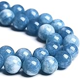 4MM 86PCS Blue Aquamarine Jade Loose Beads for Jewelry Making DIY Bracelet