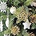 Juvale 24-Pack Lightweight Star Ornaments - 6-Inch Gold Plastic Hanging Stars - Sparkly Holiday Tree Decor for Wreaths & Garlands