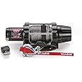 WARN 101040 VRX 45-S Powersports Winch with Handlebar Mounted Switch and Synthetic Rope: 1/4" Diameter x 50' Length, 2.25 Ton (4,500 lb) Capacity