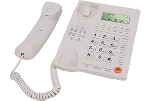 Diyeeni Corded Landline Phone with Caller ID, Andline Phones for Home Office, Speaker Phone with Speed Dial, Telephone Landli