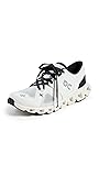 On Women's Cloud X 3 Sneakers, White/Black, 8.5