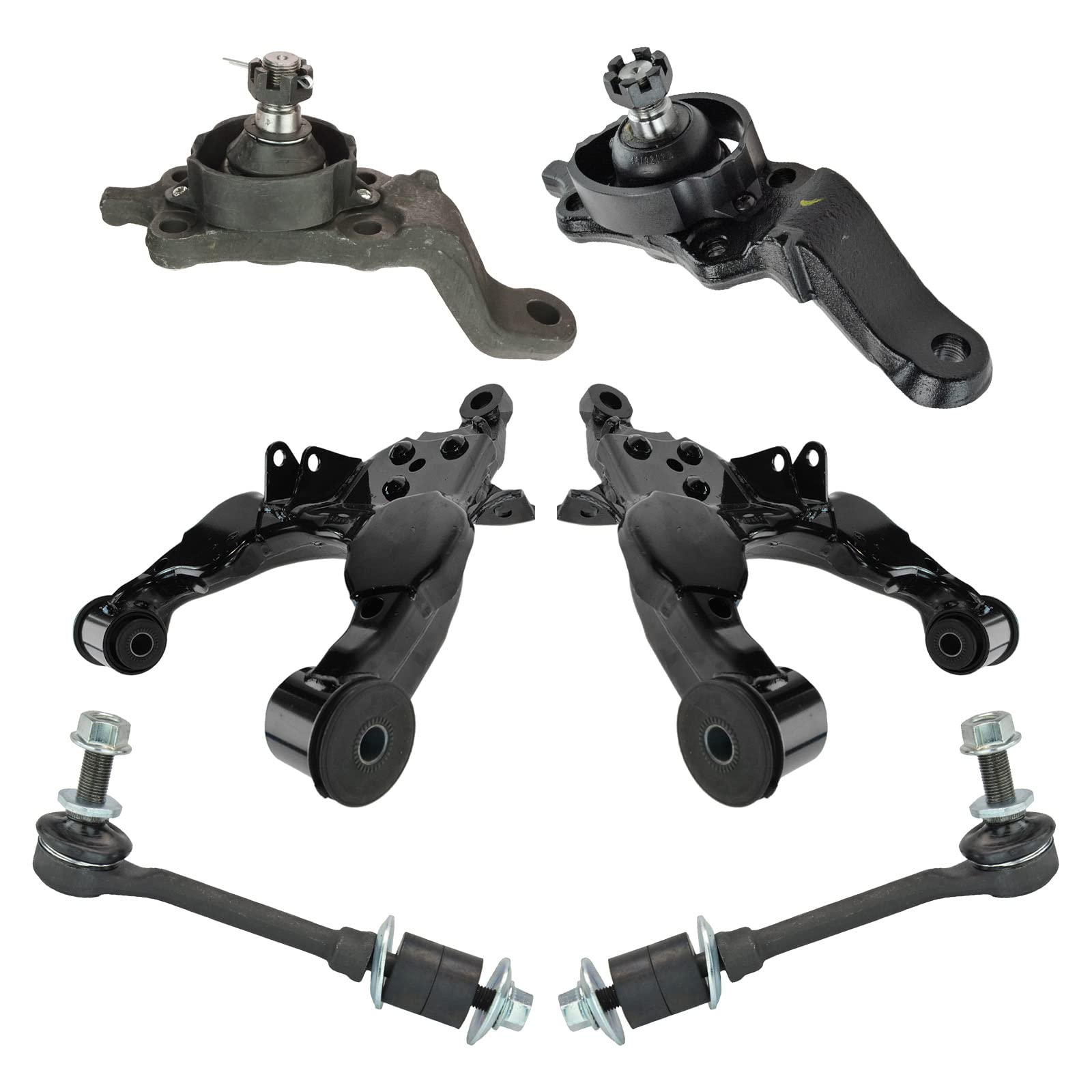 TRQ Front Suspension Kit Ball Joint Control Arm