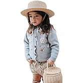 Simplee kids Baby Girl Thin Sweater Solid White Pink Cardigans for Toddler 0-3Years