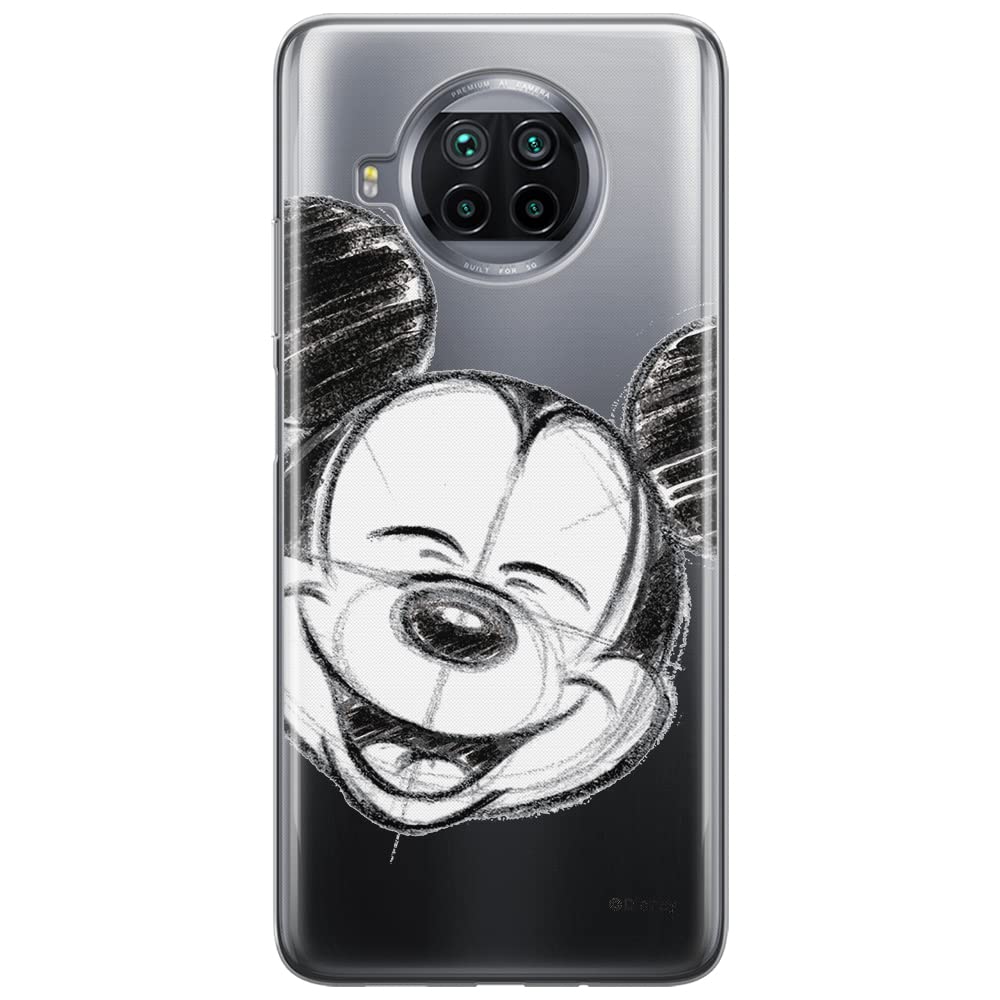 ERT GROUP mobile phone case for Xiaomi MI 10T LITE/REDMI NOTE 9 PRO 5G original and officially Licensed Disney pattern Mickey 016 adapted to the shape of the mobile phone, partially transparent