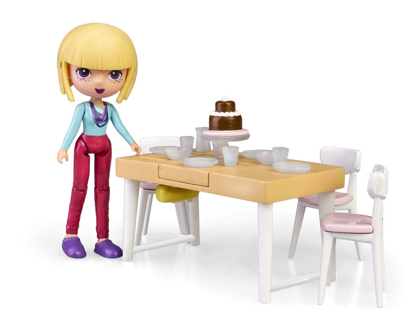 mymy CiTY - Living Room, Toy Furniture Set with Accessories and Figure (Famous 700015818)