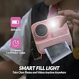 mafiti Kids Camera Instant Print 48MP Zero Ink 32GB Pink view 5
