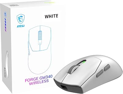 Forge GM340 Wireless White - Ratón óptico inalámbrico para Juegos