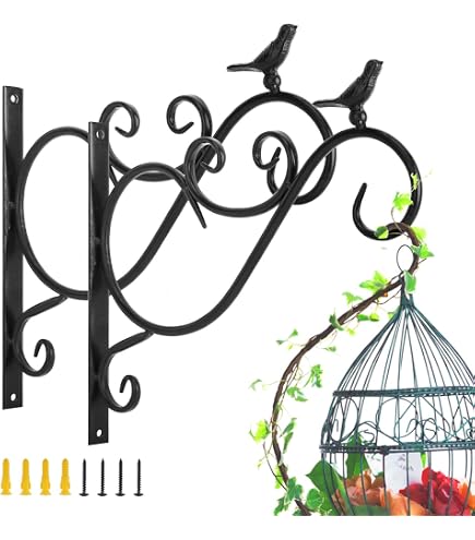 12 Chaînes De Suspension Métal 50 Cm Avec Crochets - Pour Paniers, Pots De Fleurs, Lanternes, Décorations Jardin