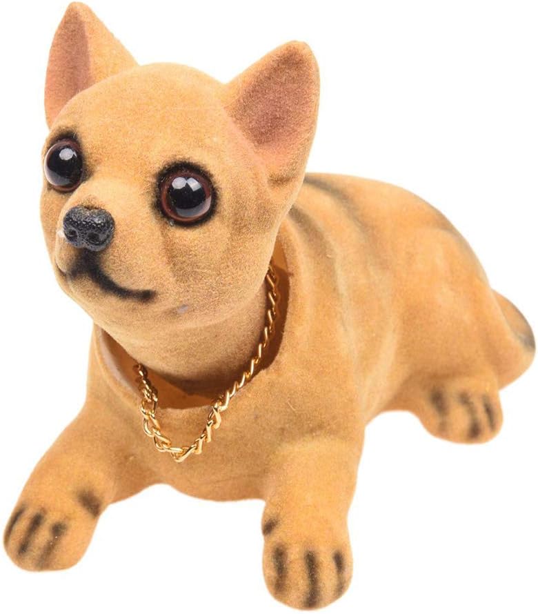 MonLiya Bobble Head Chihuahua,Car Decoration Nodding Dog