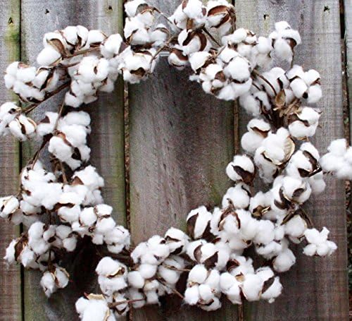 Cotton boll Wreath, cotton Wreath, Farmhouse Wreath,Round Cotton bolls Wreath, Cotton bolls,Cotton spray wreath 6,12,18, 22 & 26inches