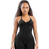 TRYTO Impact Longline Strappy Top Women Impact Longline Halter Tops Workout Longline Tank Top Compression Gym Fitness