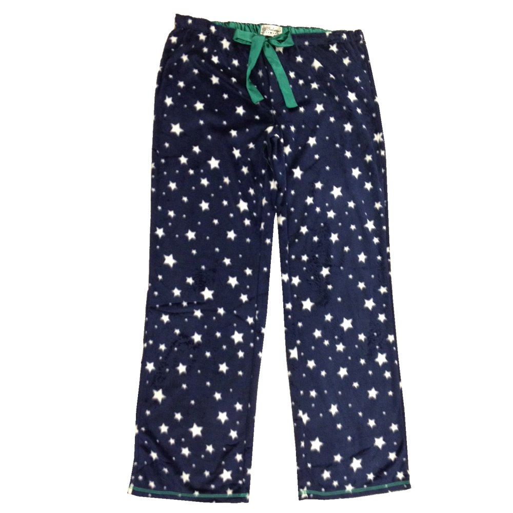 PJ Salvage Navy and White Stars Polar Fleece Pajama Pants