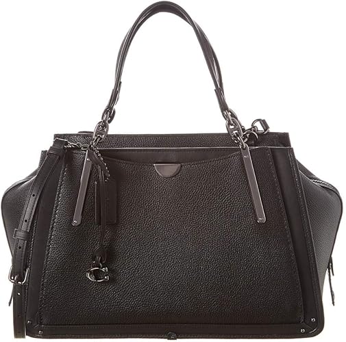 coach exotic mixed leather dreamer satchel