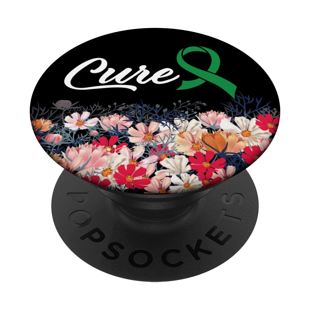 Cure- Organ Donation Supporter Ribbon Mobile Stand PopSockets Swappable PopGrip